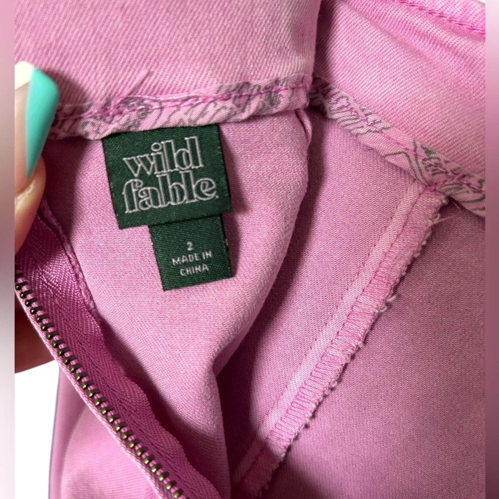 🩷Wild Fable Pink Mini Skirt Size 2 - Picture 7 of 11